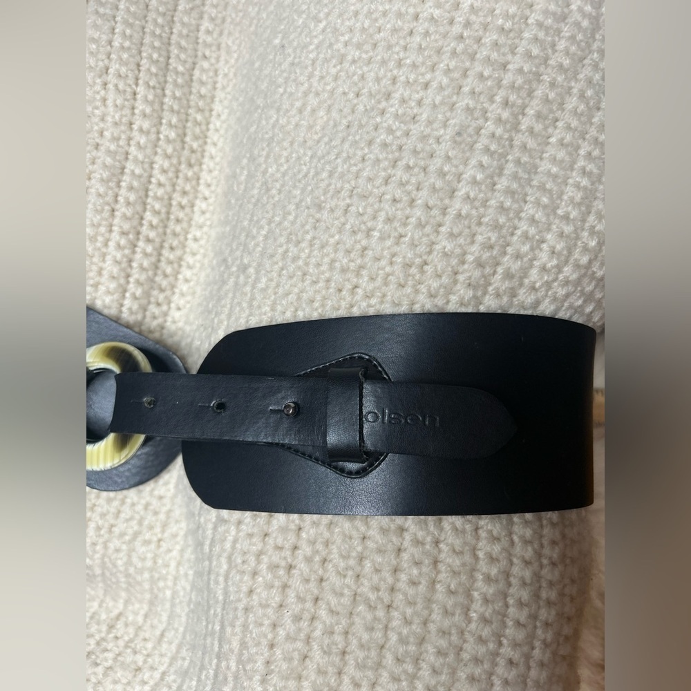 Olsen wide leather belt - Picture 10 of 11